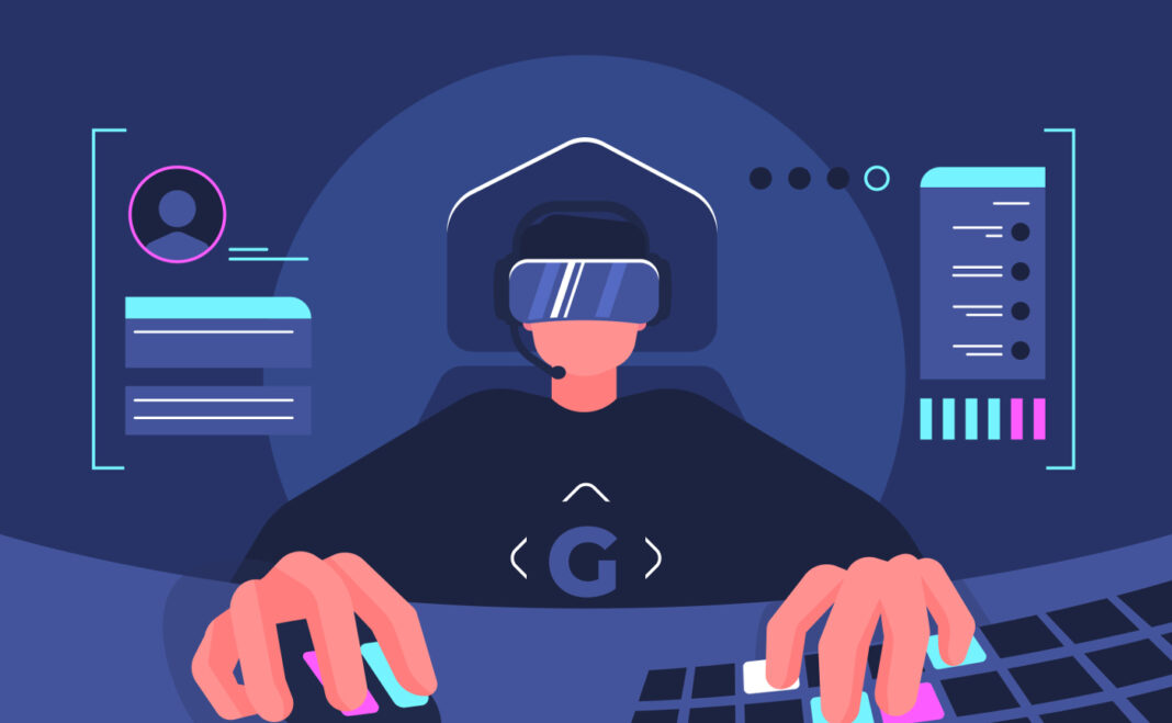 Gamer illustration
