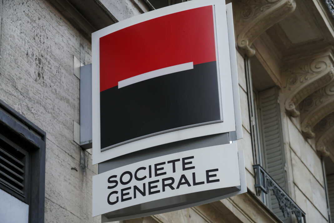 Société Générale banking branch in Paris