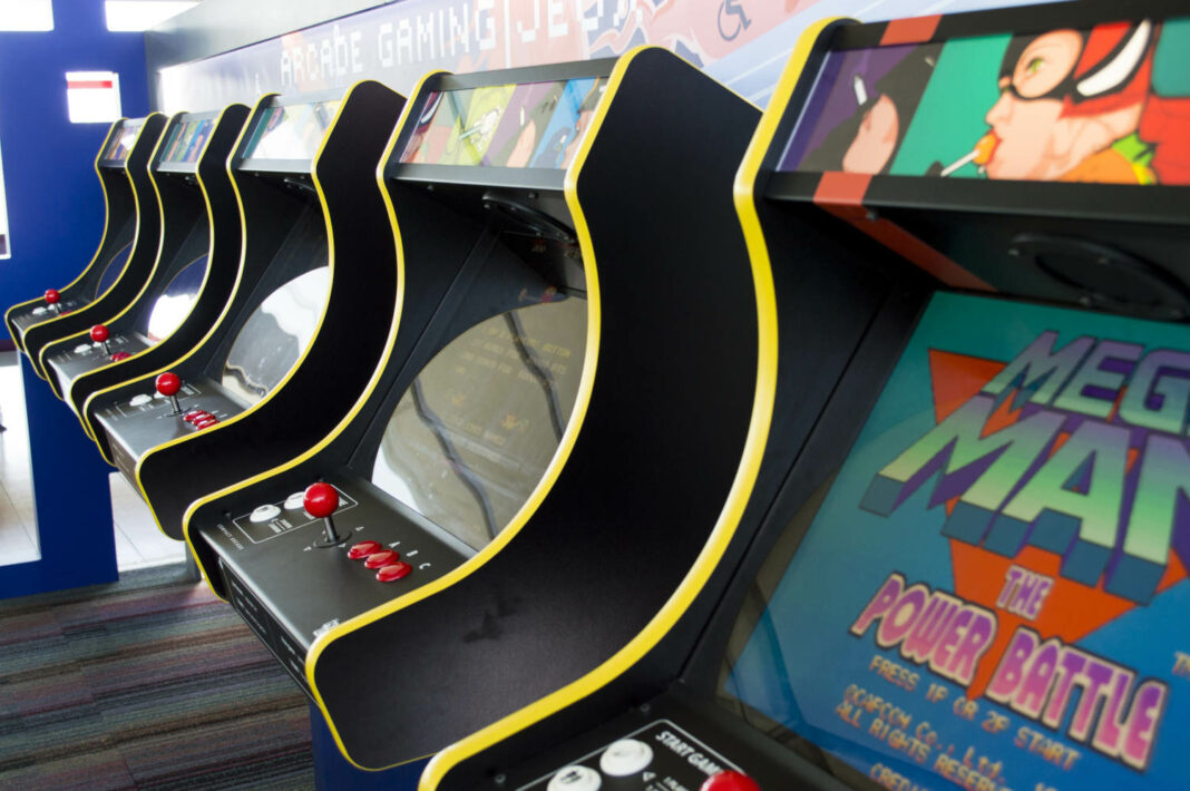Game arcades at Charles de Gaulle