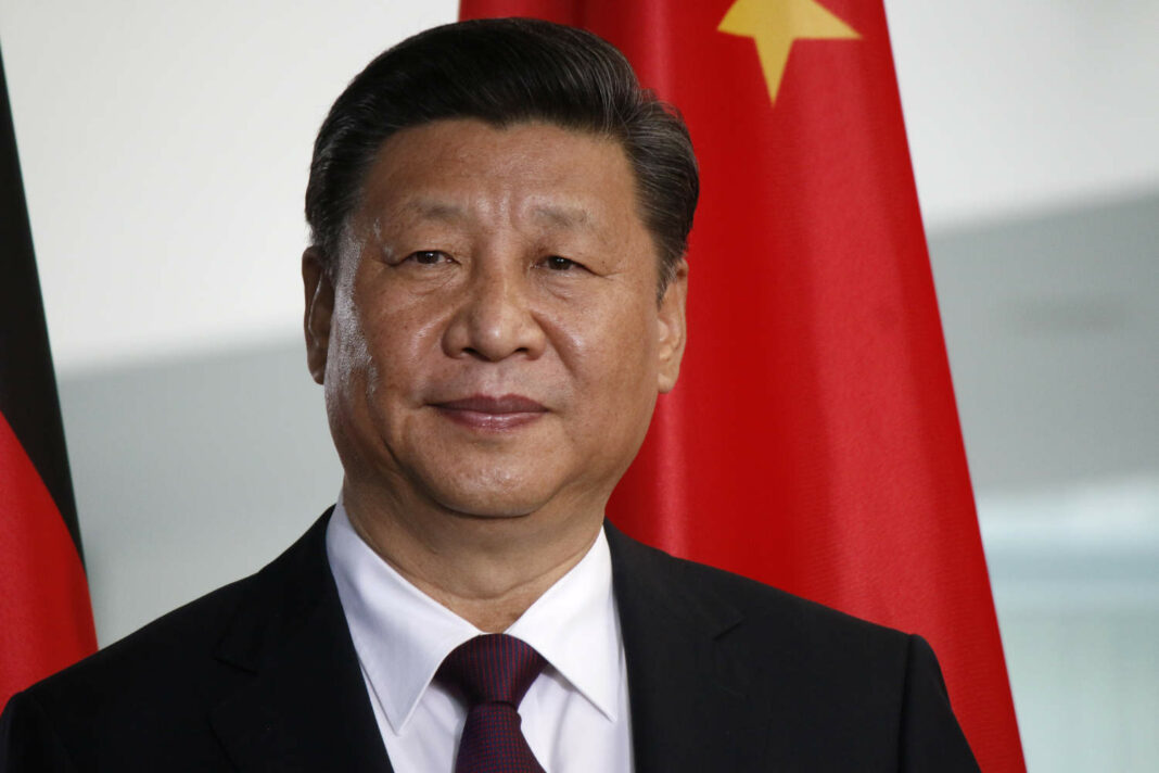 Chinese President Xi Jinping at a press conference
