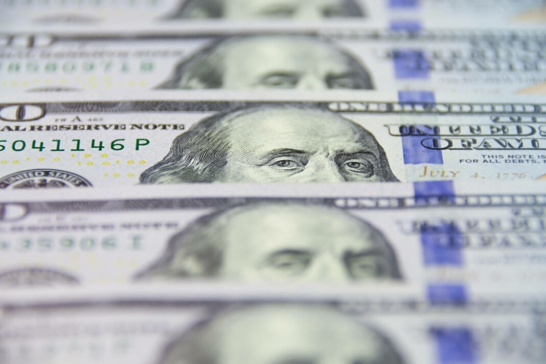 US dollar bills