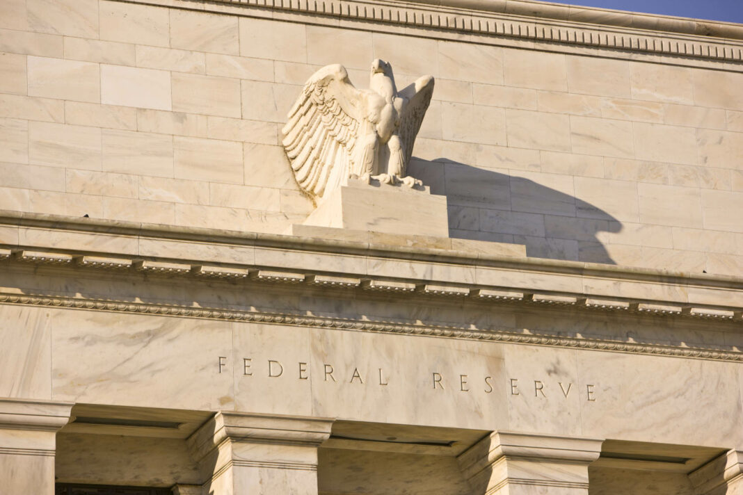 United States Federal Reserve Bank building on Constitution Avenue