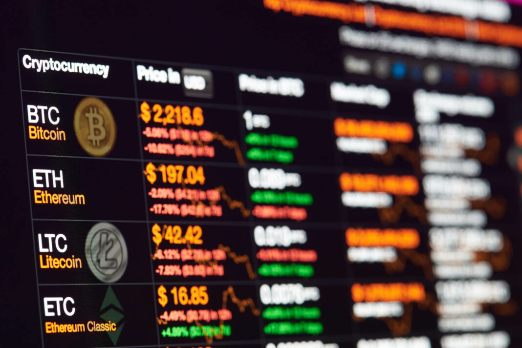 Crypto exchange terminal