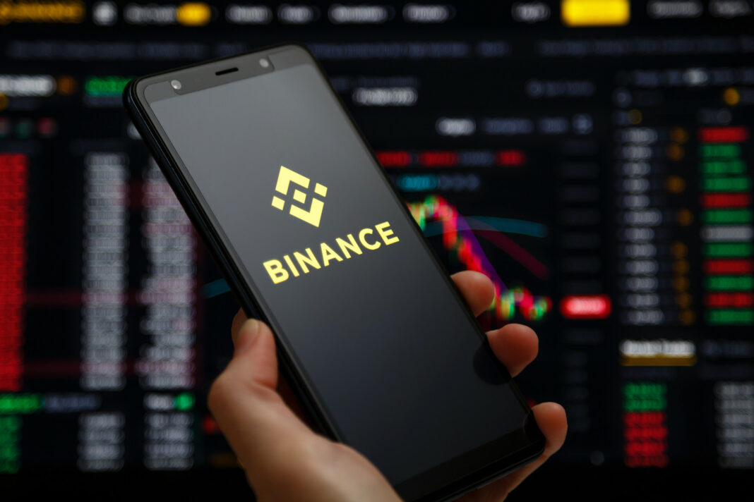 Binance and trading screen